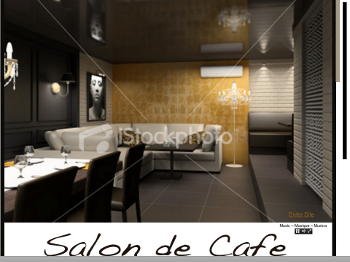 Salon de Cafe Landing Page for Demo WebSite