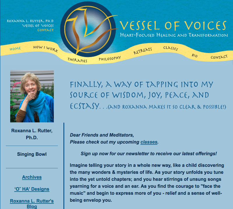 Vessel of Voices WebSite